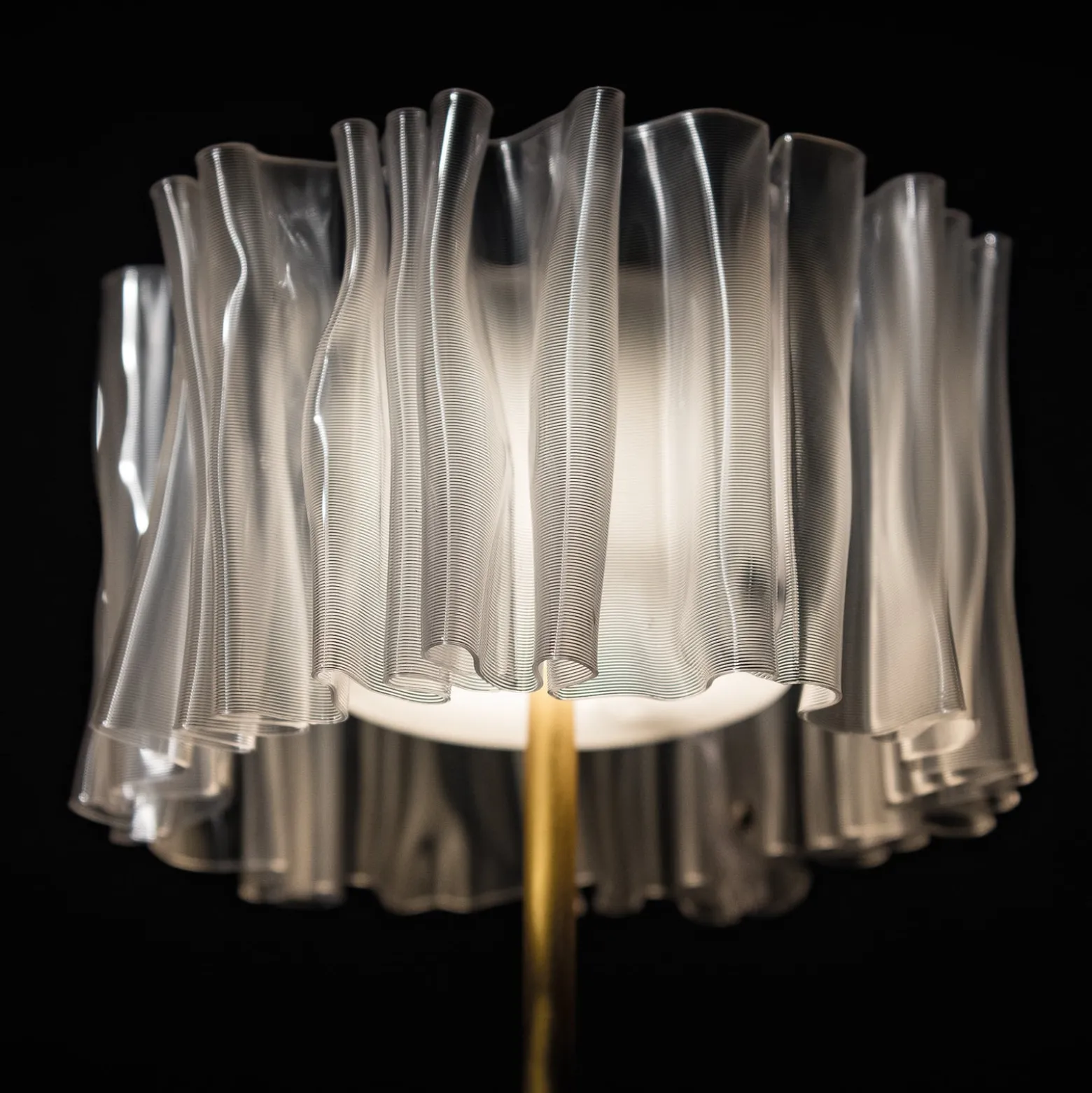 Slamp Accordéon Battery Tischlampe prisma/schwarz