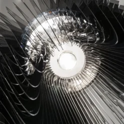 Slamp Avia S Designer-Hängeleuchte in Schwarz