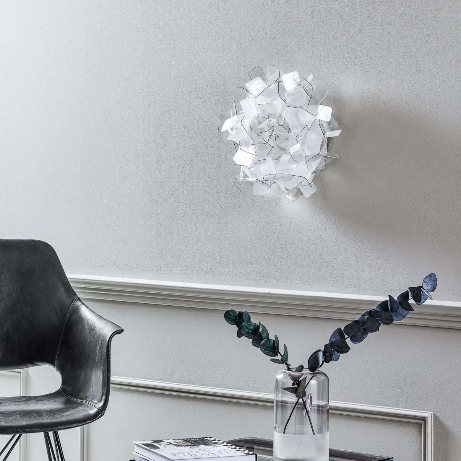 Slamp Clizia Deckenleuchte, Ø 32 cm, fumé