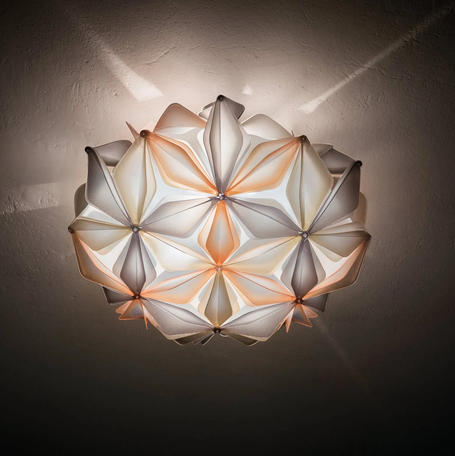 Slamp La Vie M Deckenleuchte, Breite 47 cm, amber