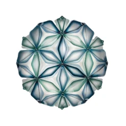 Slamp La Vie M Deckenleuchte, Breite 47 cm, blau