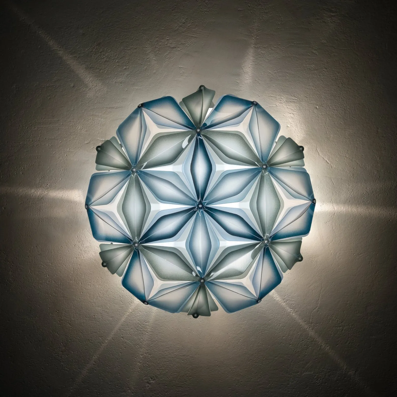 Slamp La Vie M Deckenleuchte, Breite 47 cm, blau
