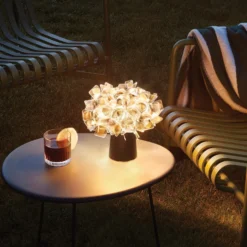 Slamp LED-Akku-Tischlampe Clizia Mama Non Mama Gold/Black