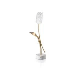 Slamp LED-Akku-Tischlampe Tulip, Fuß weiß