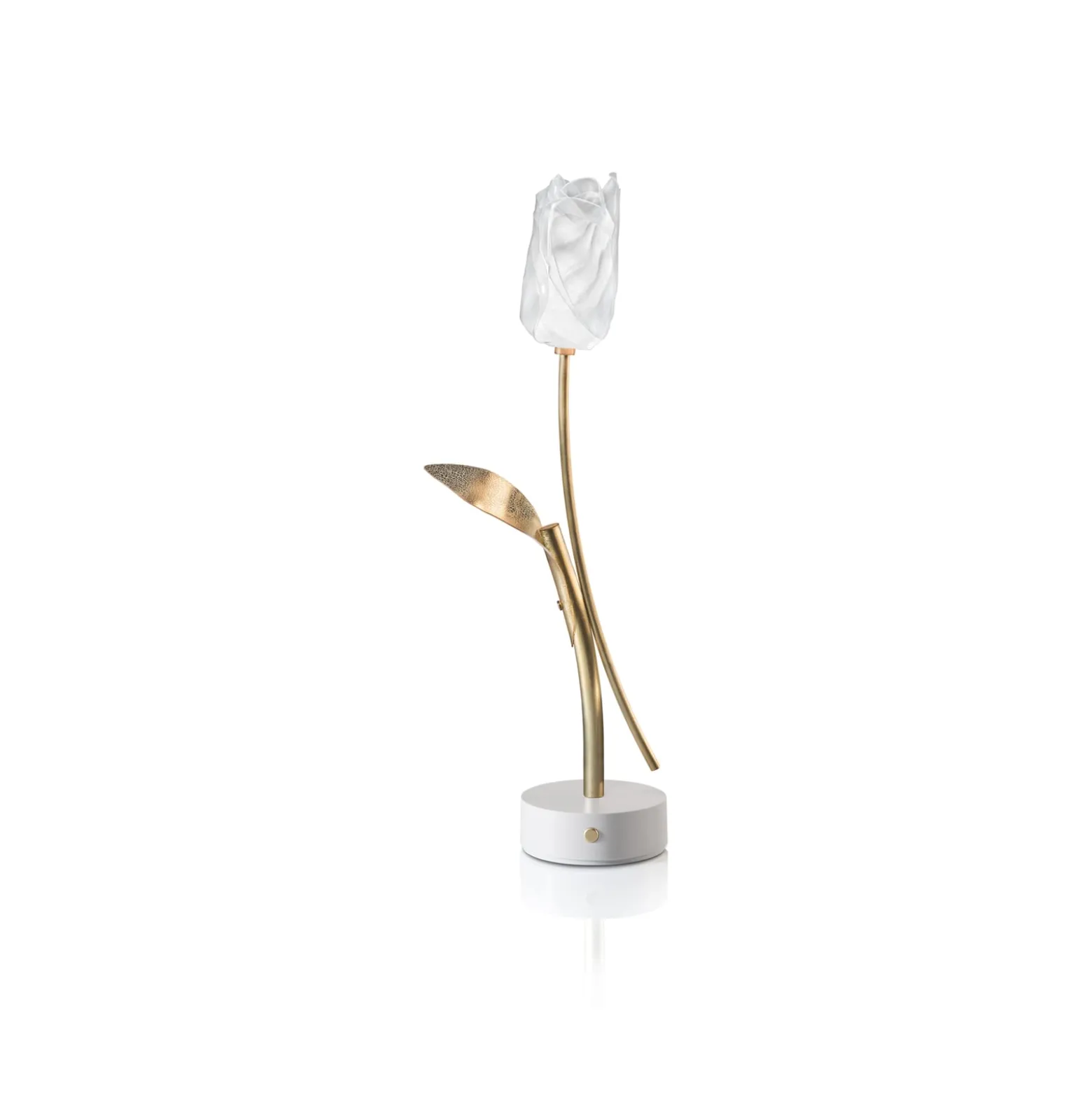 Slamp LED-Akku-Tischlampe Tulip, Fuß weiß