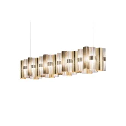 Slamp LED-Hängelampe La Lollo, goldfarben, 140 cm