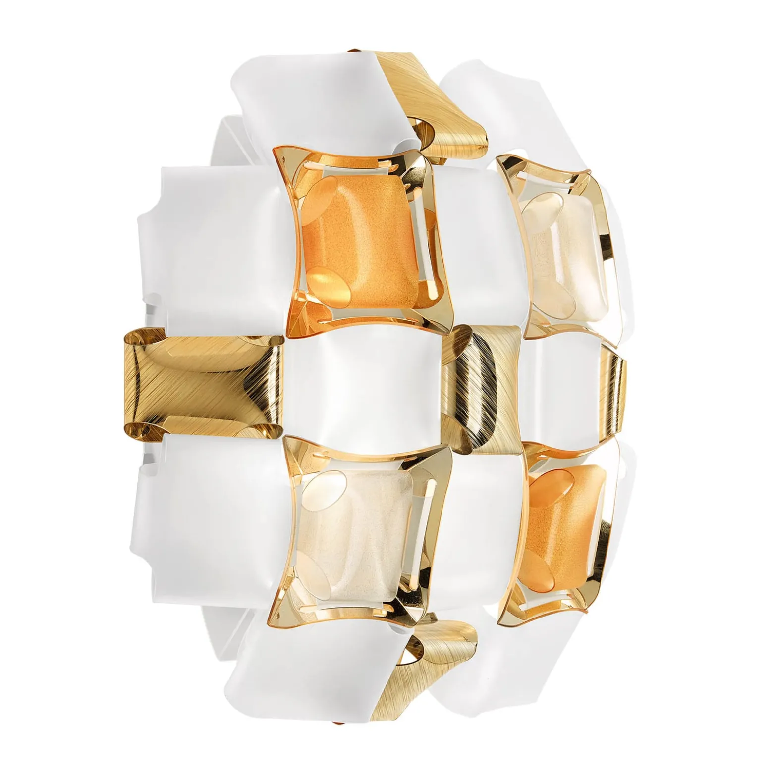 Slamp Mida Deckenleuchte, 50 cm amber