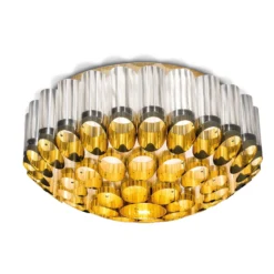 Slamp Odeon Ceiling Deckenleuchte, gold, Ø 65 cm