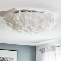 Slamp Veli Designer-Deckenleuchte, Ø 78cm, opal