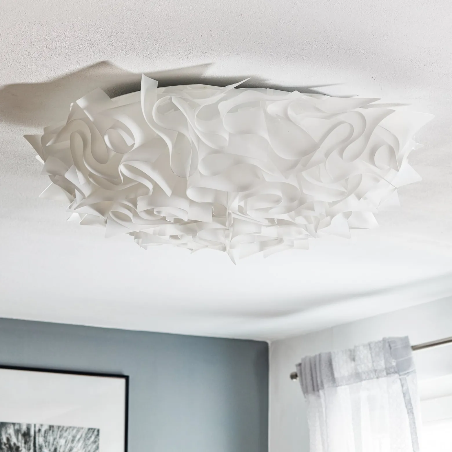 Slamp Veli Designer-Deckenleuchte, Ø 78cm, opal