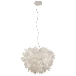 Slamp Veli Foliage Hängelampe weiß-transp. Ø 55cm