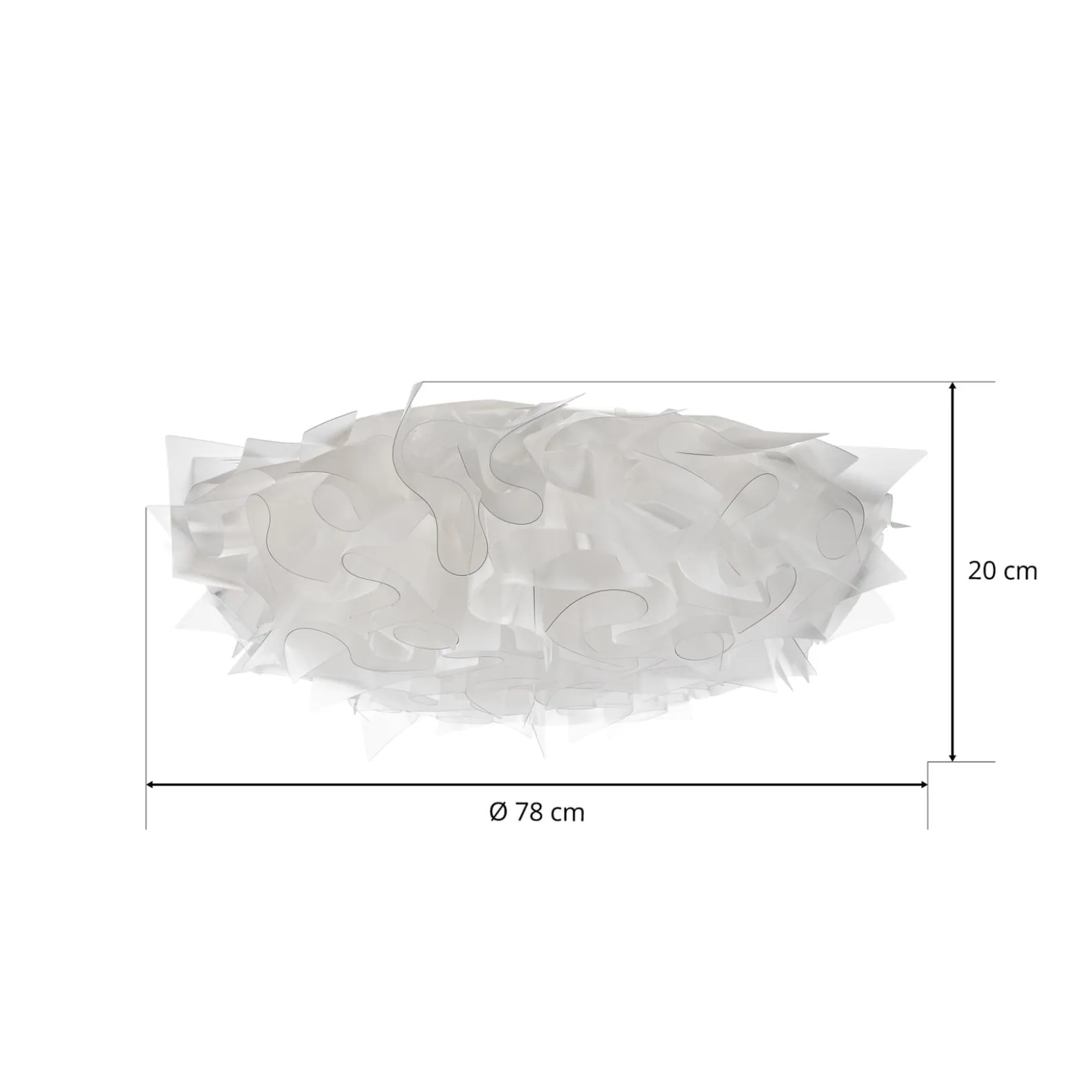 Slamp Veli Prisma Design-Deckenleuchte, Ø 78cm