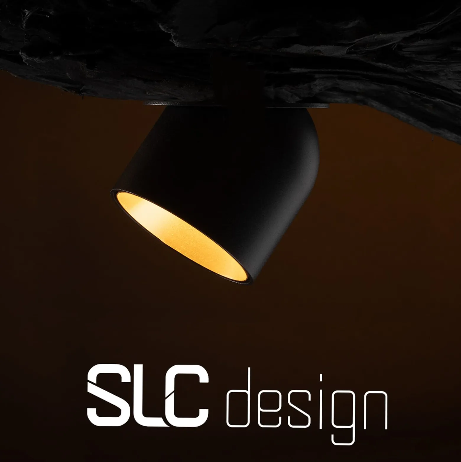 SLC Cup LED-Einbaudownlight schwarz/gold 3.000K
