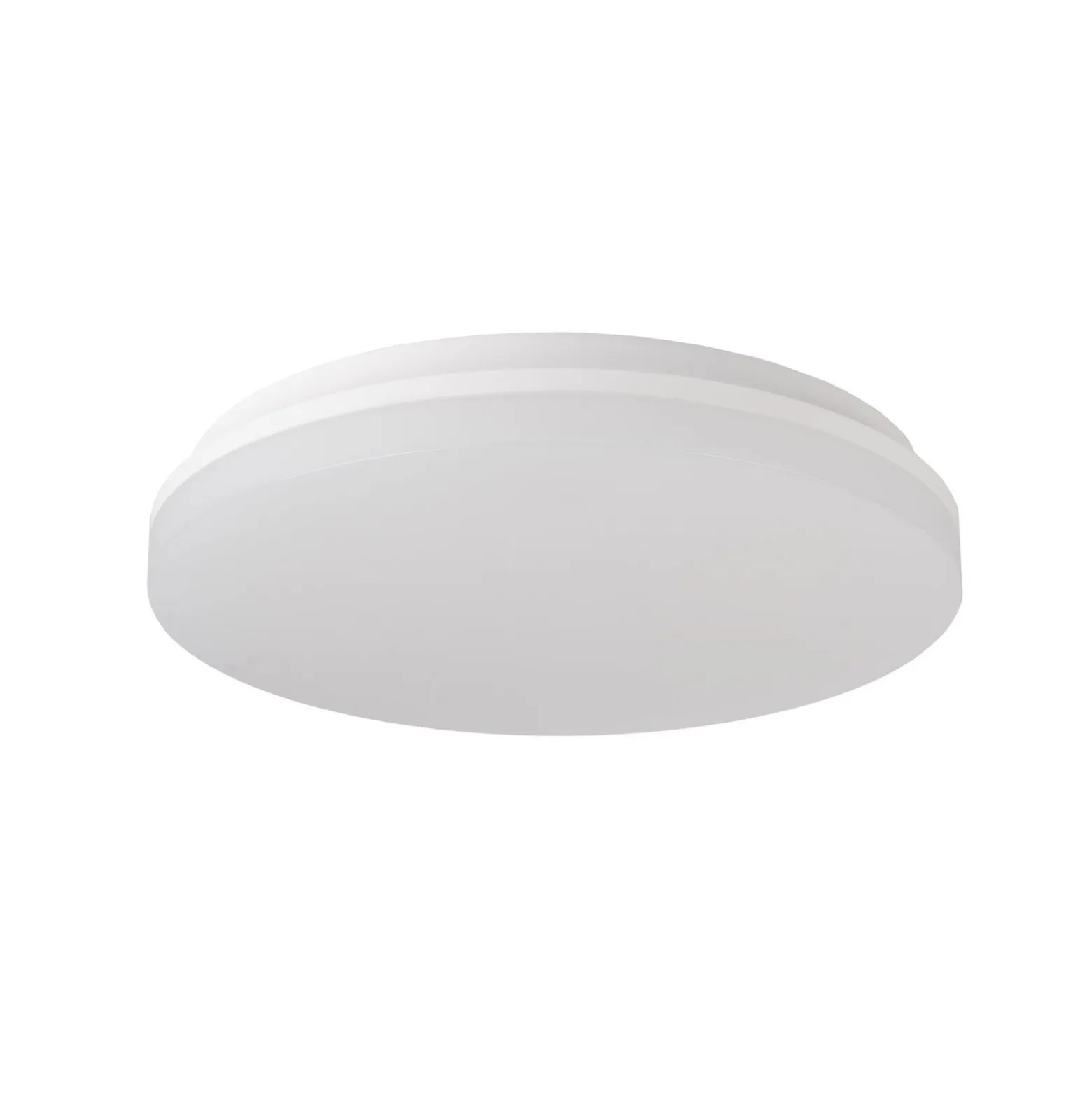 SLC LED-Deckenleuchte OMEGA, weiß, Ø 40 cm, Phase-Cut, IP54