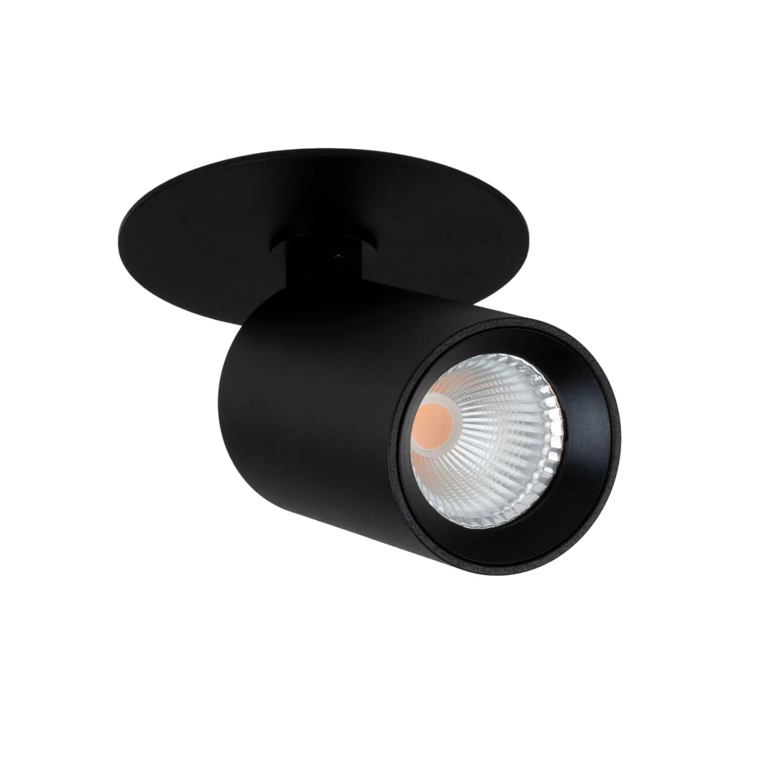 SLC LED-Einbauspot Art, 1-fl., schwarz, 2.700 K, Aluminium