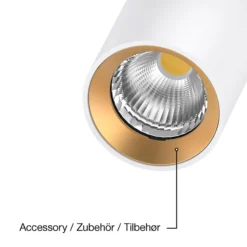SLC LED-Einbaustrahler Art, 2-fl., weiß, 2.700 K, Aluminium
