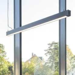 SLC LED-Lichtleiste CLICK, schwarz, 112 cm, CCT, DALI, IP20