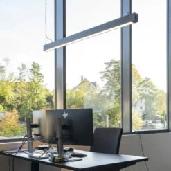 SLC LED-Lichtleiste CLICK, schwarz, 56 cm, CCT, DALI, IP20