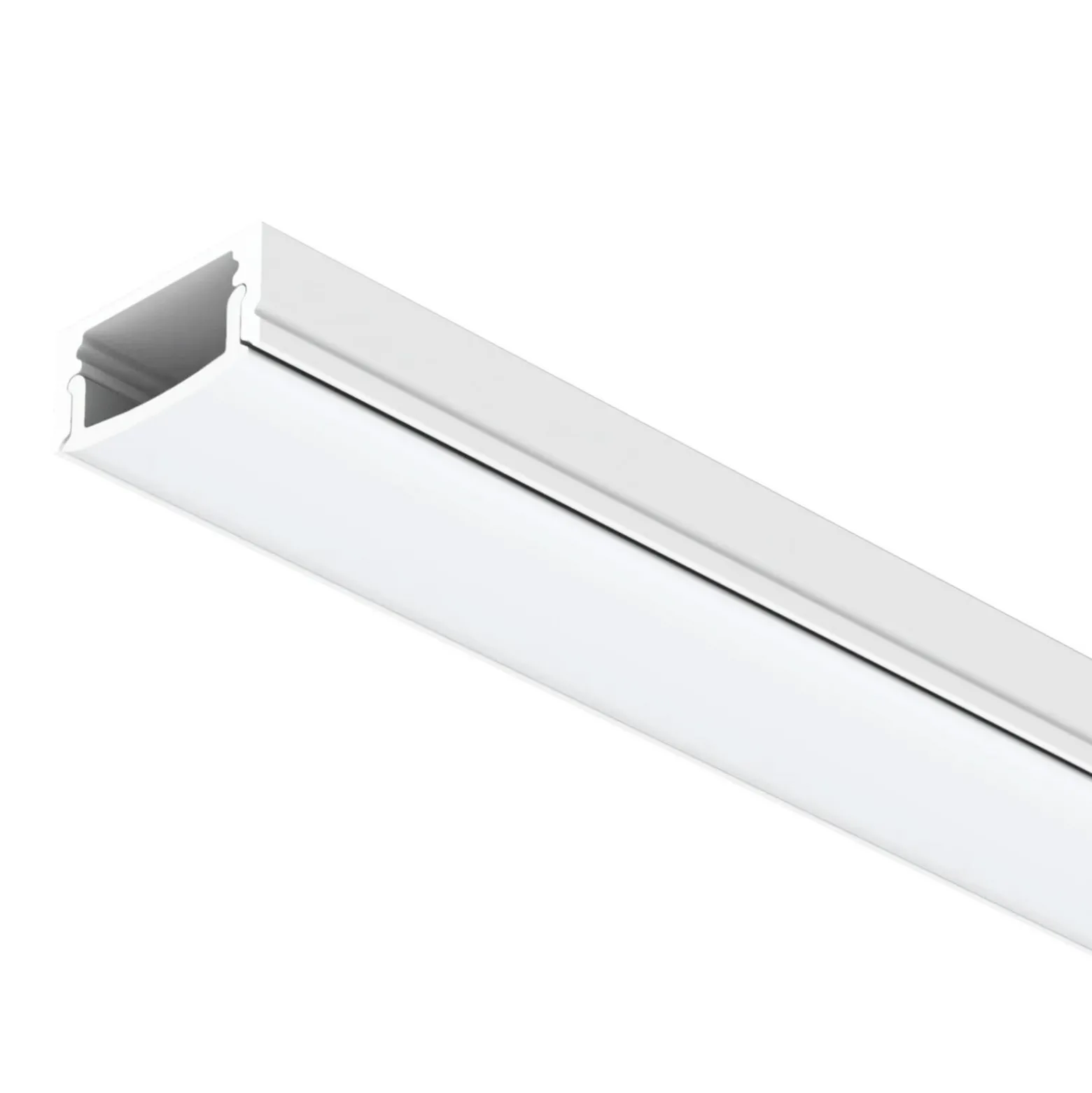 SLC LED-Streifen-Profil PRO A1, Länge 2 m, weiß, Höhe 8 mm