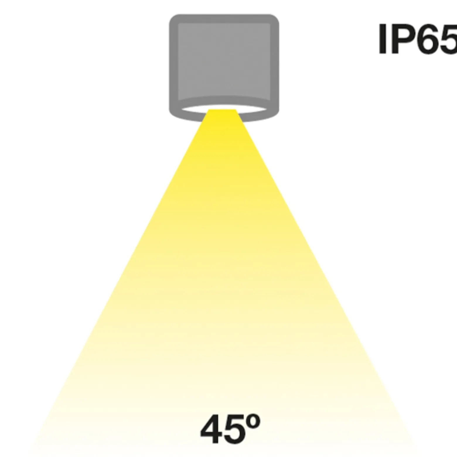 SLC MiniOne Fixed LED-Downlight IP65 schwarz 930