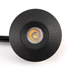 SLC MiniOne Fixed LED-Downlight IP65 schwarz 927