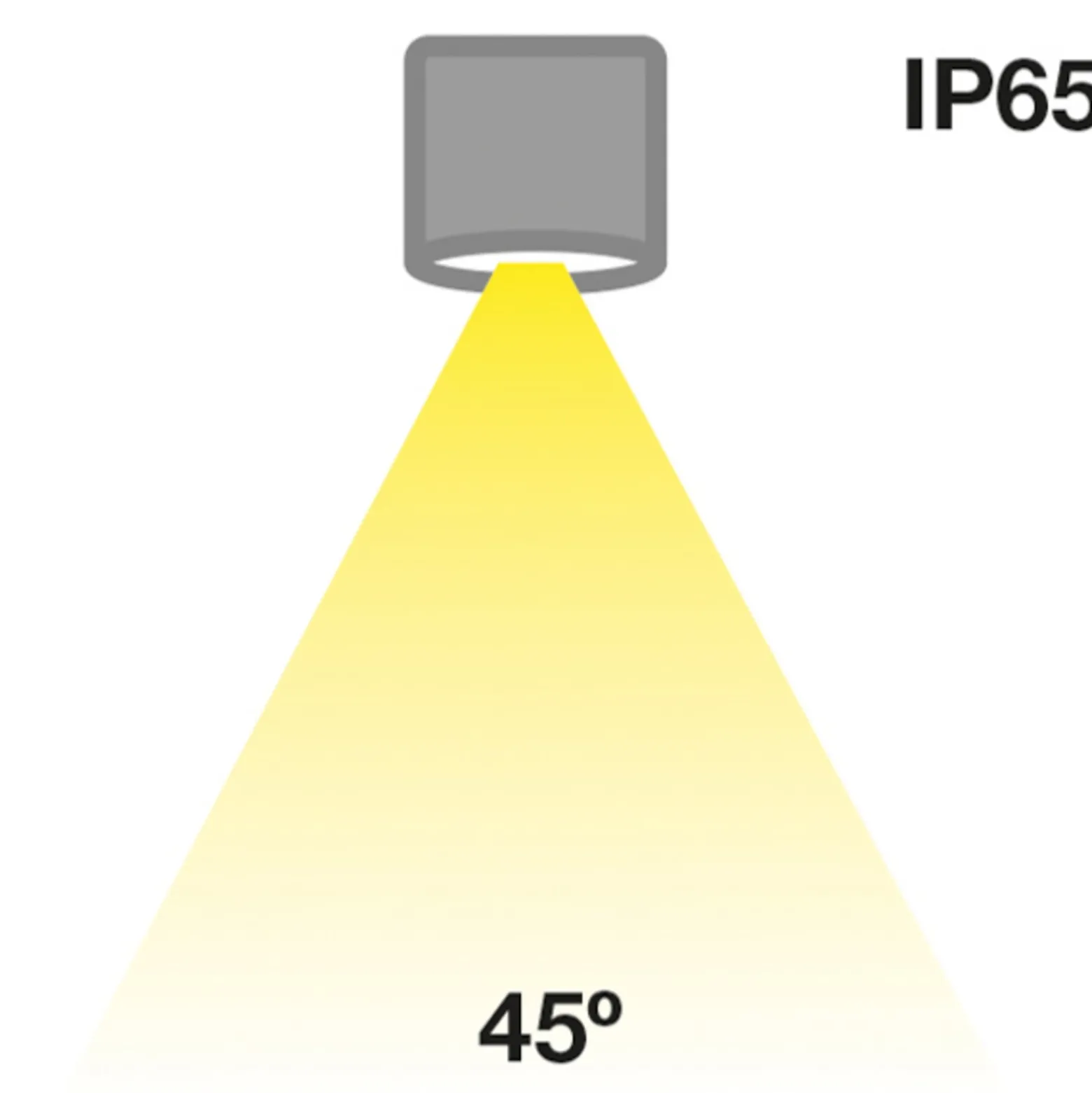 SLC MiniOne Fixed LED-Downlight IP65 schwarz 927