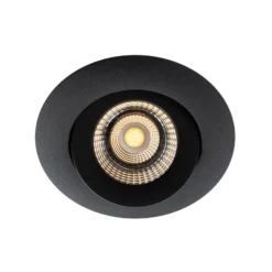 SLC One 360° LED-Einbauleuchte dim-to-warm schwarz
