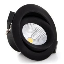 SLC One 360° LED-Einbauleuchte schwarz 2.700K