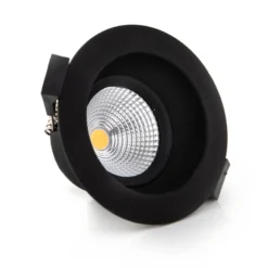 SLC One Soft LED-Einbauspot dim-to-warm schwarz
