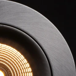 SLC One 360° SunLike LED-Einbauleuchte alu 930
