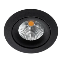 SLC One 360° SunLike LED-Einbauleuchte schwarz 927