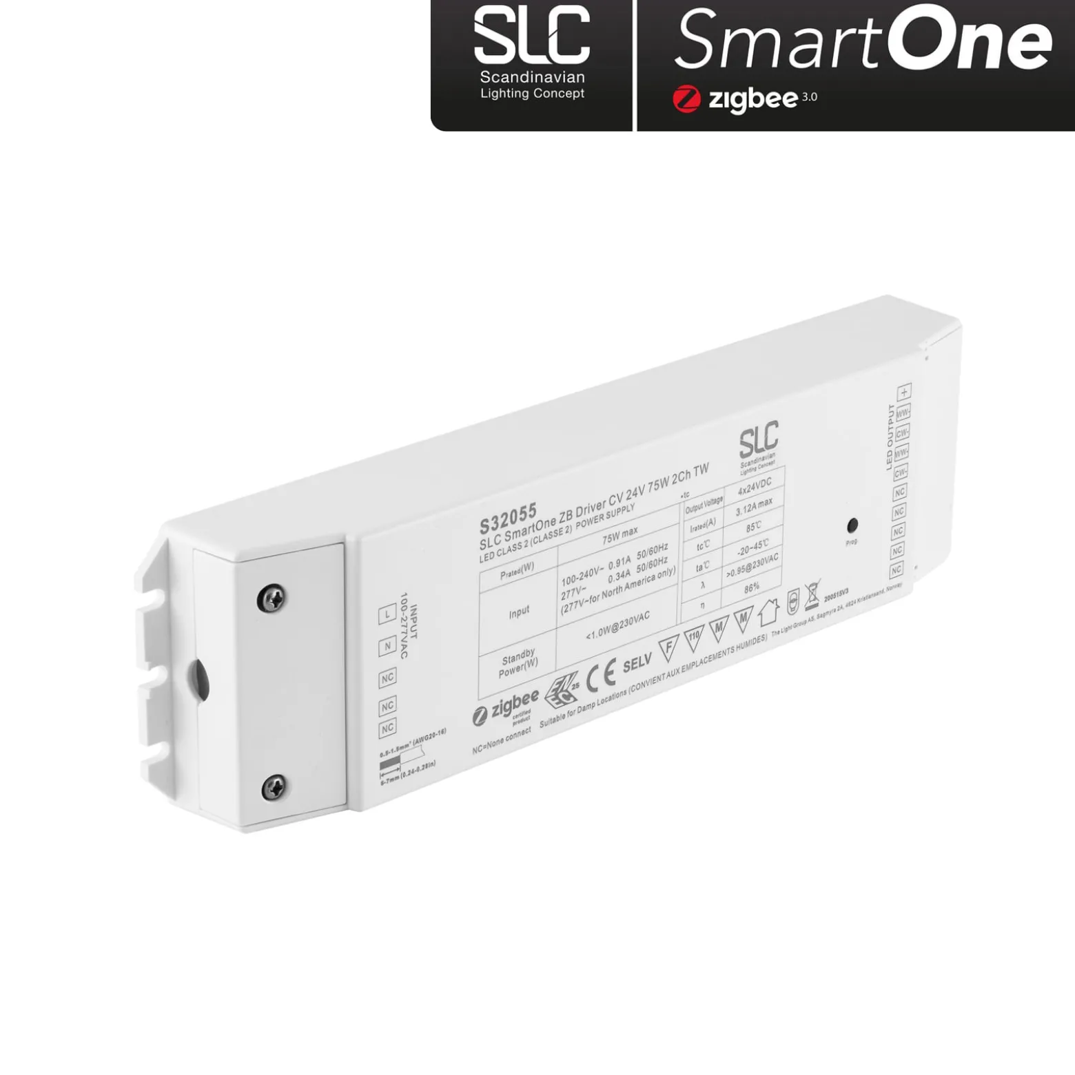 SLC SmartOne Netzteil ZigBee CV 24V 75W PWM CCT