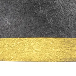 SLV Hängelampe Forchini, 50 cm schwarz/goldfarben Kunststoff