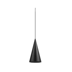 SLV Hängelampe Magico, Ø 21 cm, schwarz matt, Metall