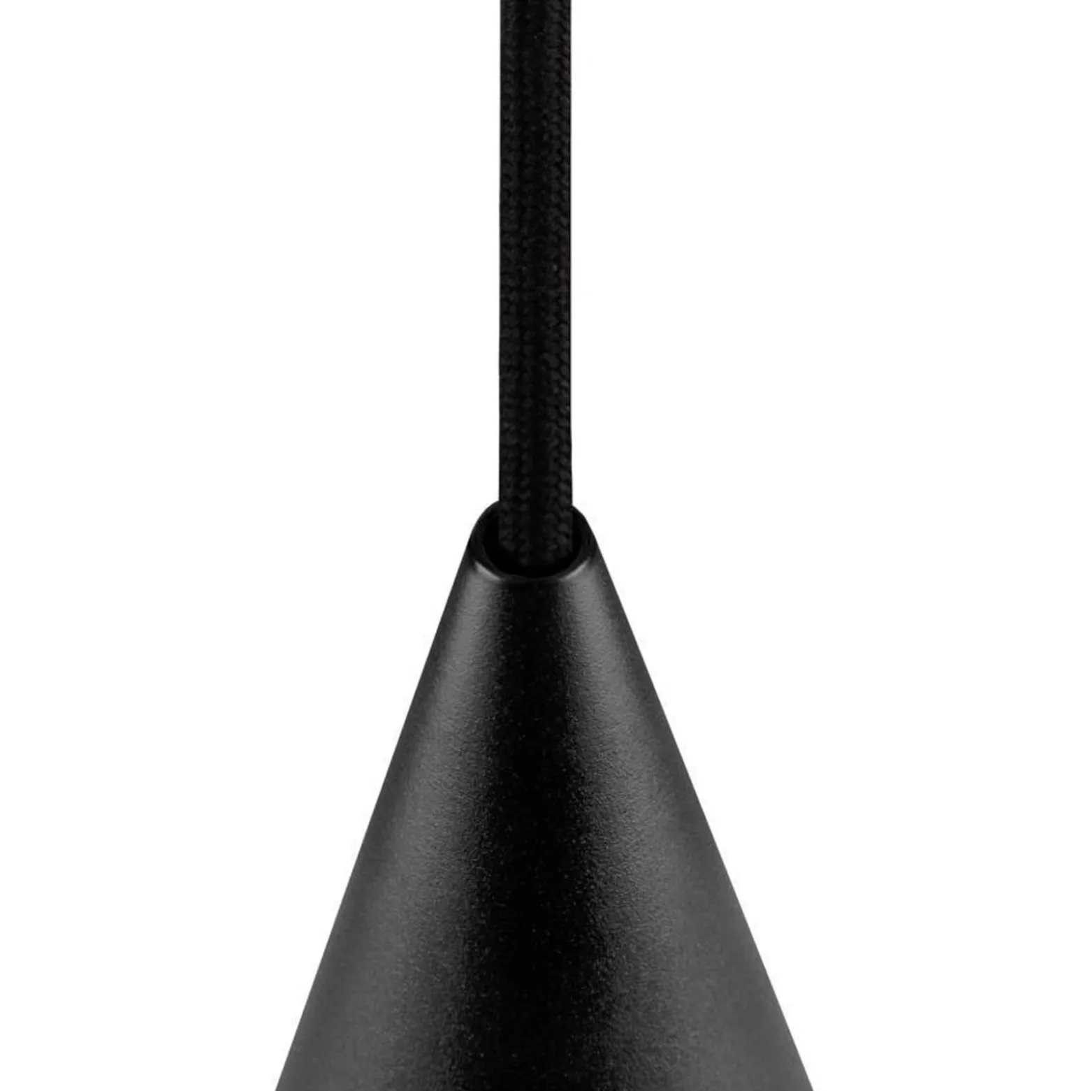SLV Hängelampe Magico, Ø 21 cm, schwarz matt, Metall