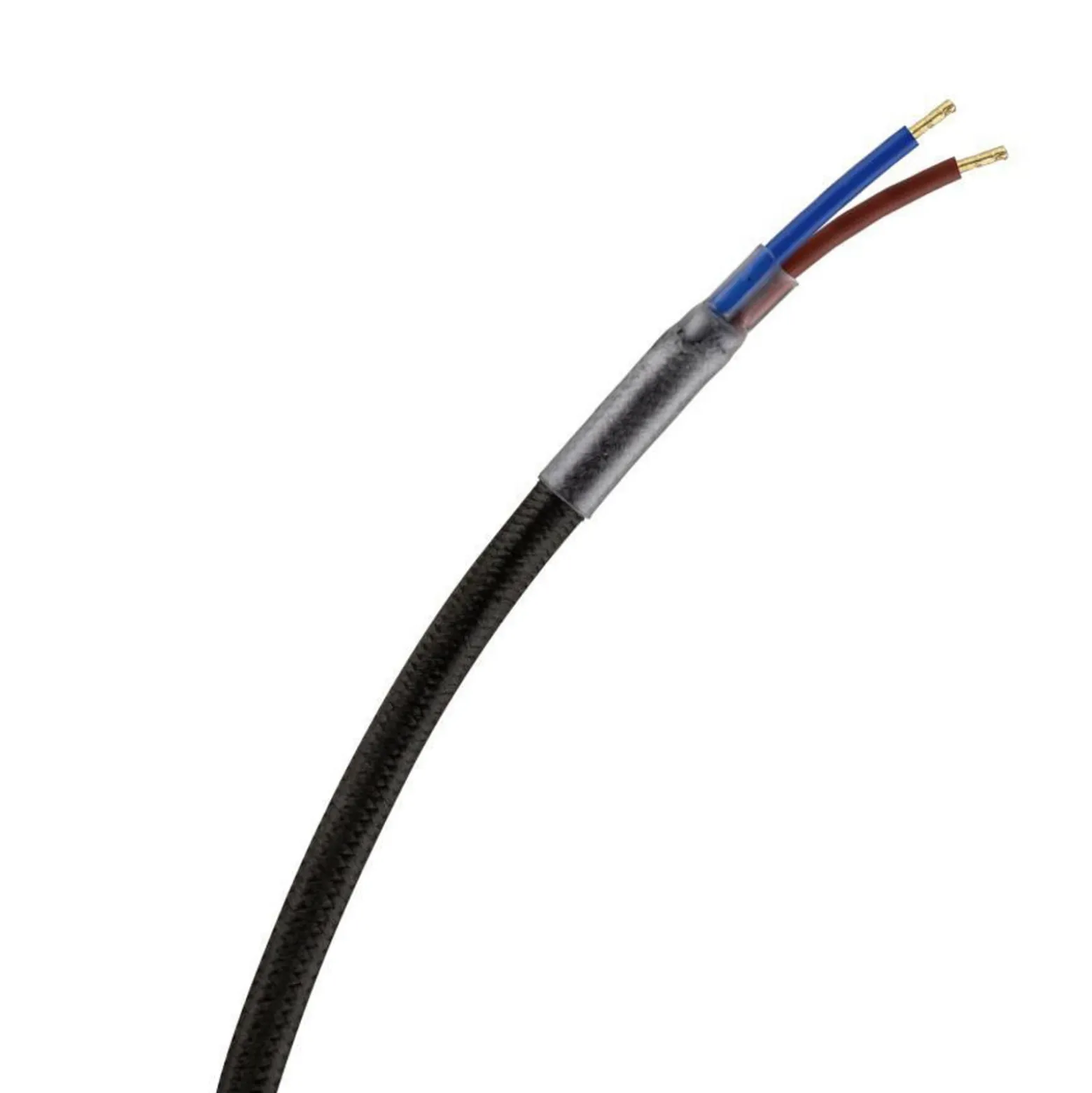 SLV Hängelampe Magico, Ø 21 cm, schwarz matt, Metall