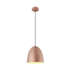 SLV Hängelampe Para Cone, Ø 30 cm kupferfarben/weiß