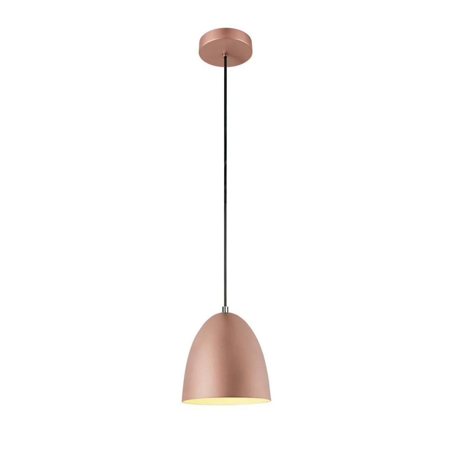 SLV Hängelampe Para Cone, Ø 20 cm kupferfarben/weiß