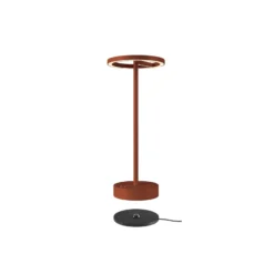 SLV LED-Akkulampe Vinolina One, rost, 2.700 K, Höhe 33 cm