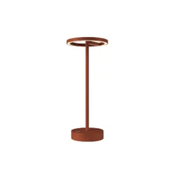 SLV LED-Akkulampe Vinolina One, rost, 2.700 K, Höhe 33 cm