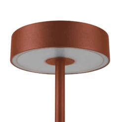 SLV LED-Akkulampe Vinolina, rost, CCT, Alu, Höhe 32,3 cm