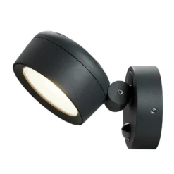 SLV LED-Außenwandlampe Eskina Spot Sensor anthrazit CCT IP54