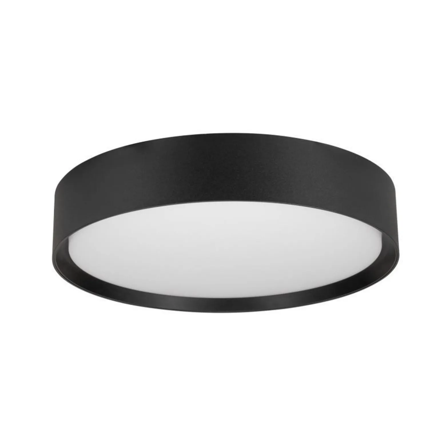 SLV LED-Deckenlampe Decona, Ø 30 cm, schwarz, Metall, CCT