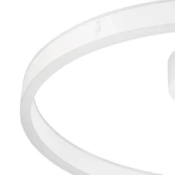SLV LED-Deckenleuchte One, Ø 60 cm, weiß, Metall, CCT