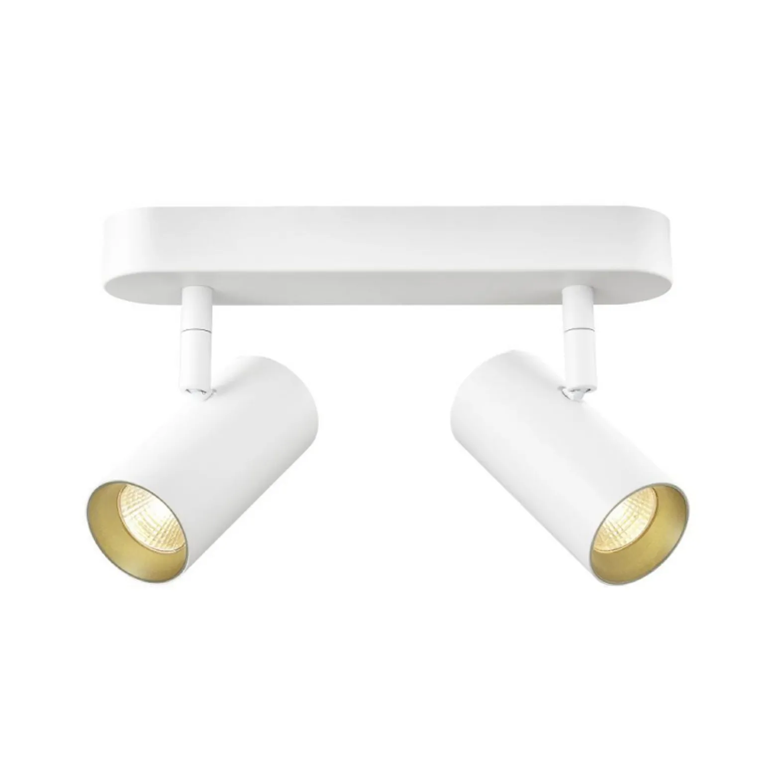 SLV LED-Deckenstrahler Noblo, weiß, 2.700 K, Länge 24 cm