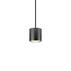SLV LED-Hängelampe Oculus, bronzefarben, Ø 9 cm, dim to warm