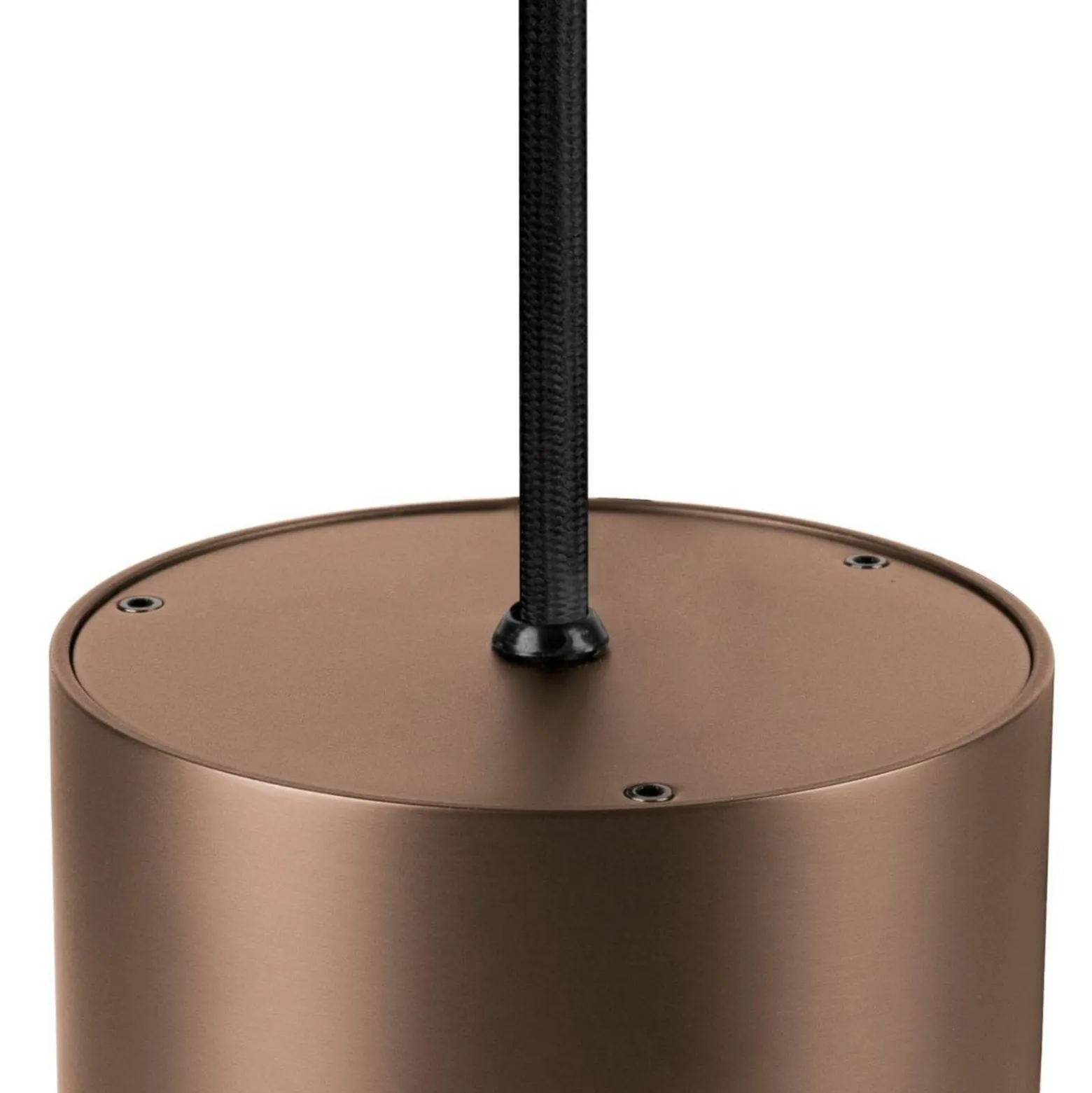 SLV LED-Hängelampe Oculus, kupferfarben, Ø 9 cm, dim to warm