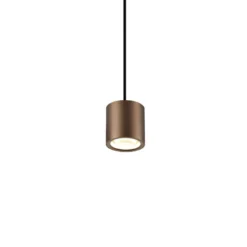 SLV LED-Hängelampe Oculus, kupferfarben, Ø 9 cm, dim to warm