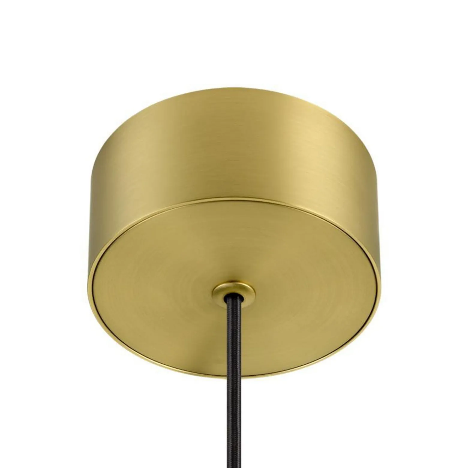 SLV LED-Pendellampe Quimera, messingfarben, Ø 8 cm, CCT