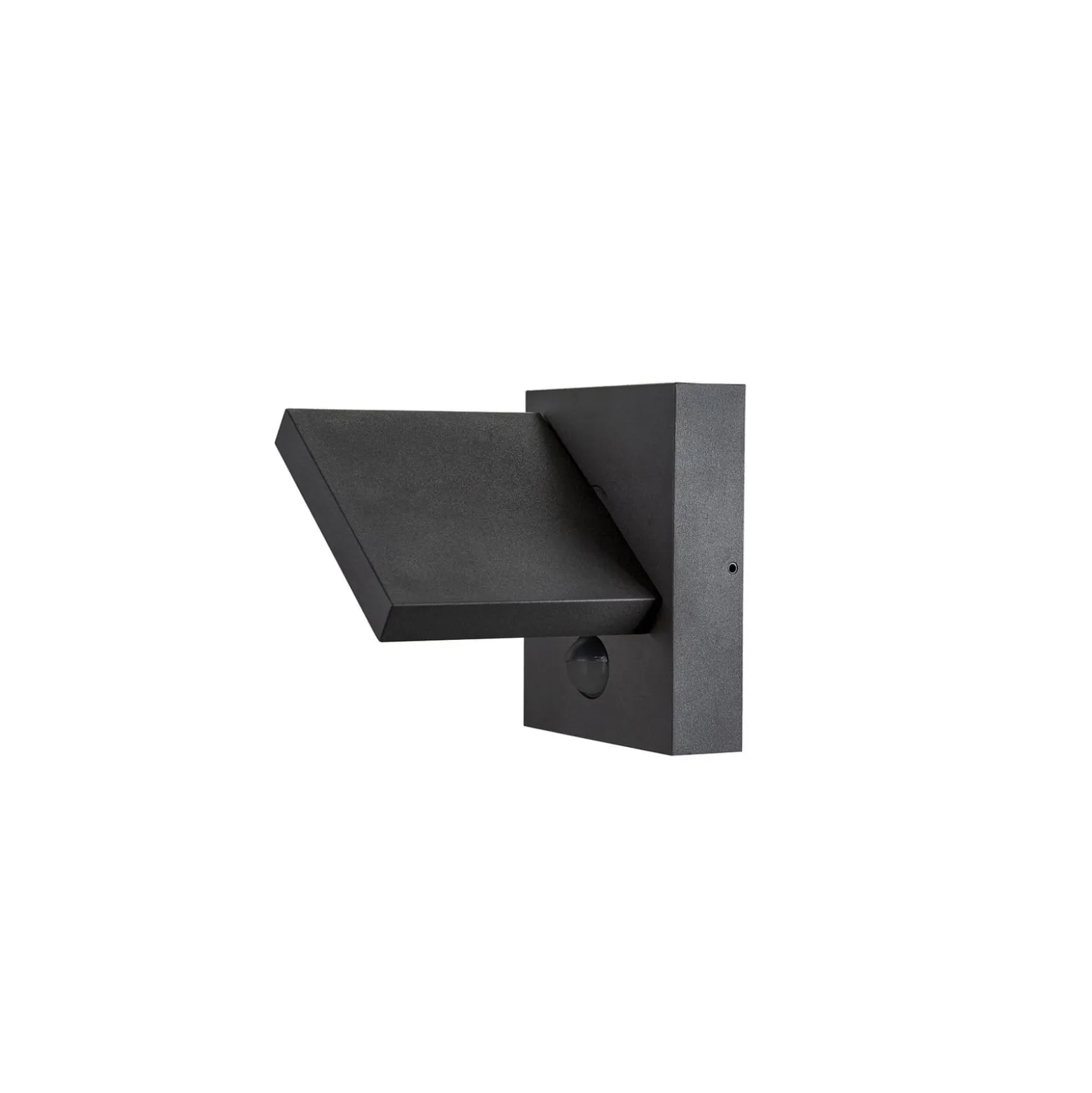 SLV LED-Wandlampe Abridor, anthrazit, Breite 14 cm, Sensor